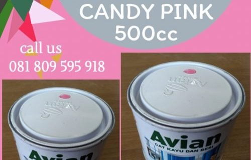 Cat Besi & Kayu “Avian” SY198 Candy Pink 500cc