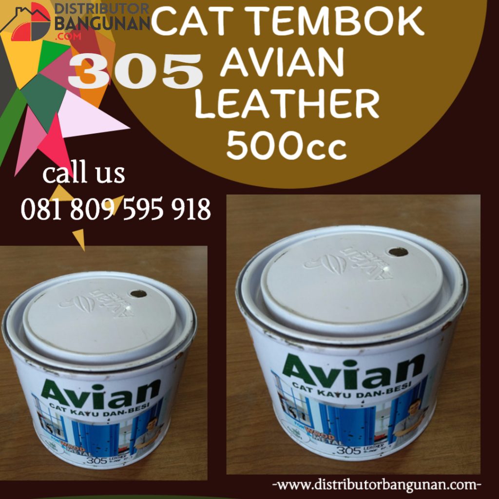 CAT TEMBOK AVIAN 305 LEATHER 500CC