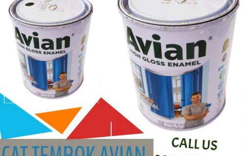 Cat Besi & Kayu “Avian” SY Super Black 0.9Ltr