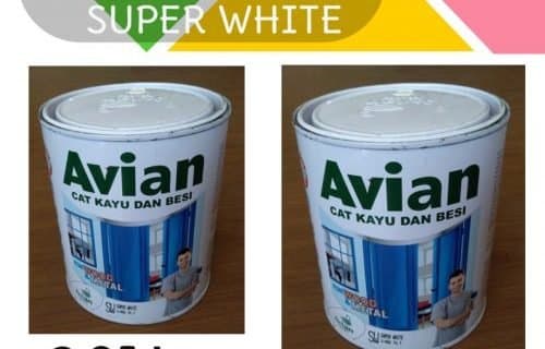 Cat Besi & Kayu “Avian” SY Super White 0.9Ltr