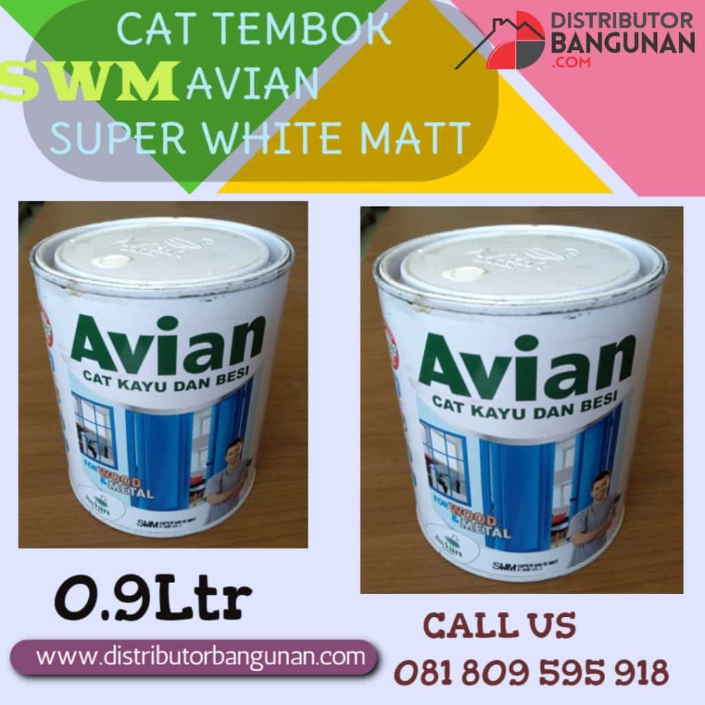 CAT TEMBOK AVIAN SUPER WHITE MATT