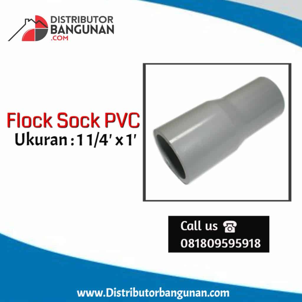 Flock Sock 1 1per4 x 1 Pvc