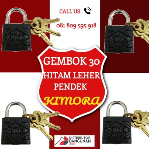 Gembok 30 Hitam LPD "KIMORA" 1 Gembok 30 Hitam LPD "KIMORA"