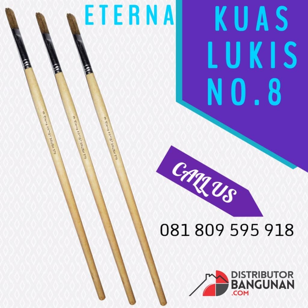 KUAS LUKIS NO 8 ETERNA