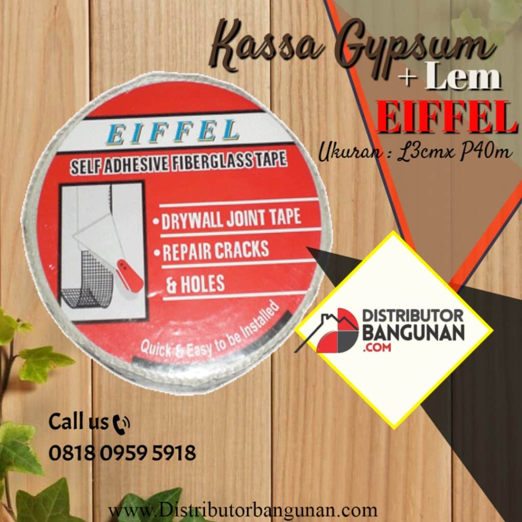Kassa Gypsum Lem L3cmx40M EIFFEL
