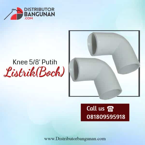Knee 5/8' Listrik (Boch) Putih (19)