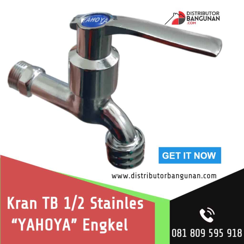 Kran TB 1per2 Stainles “YAHOYA” Engkel