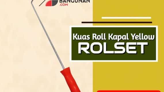 Kuas Roll Yellow “ROLSET” Kapal