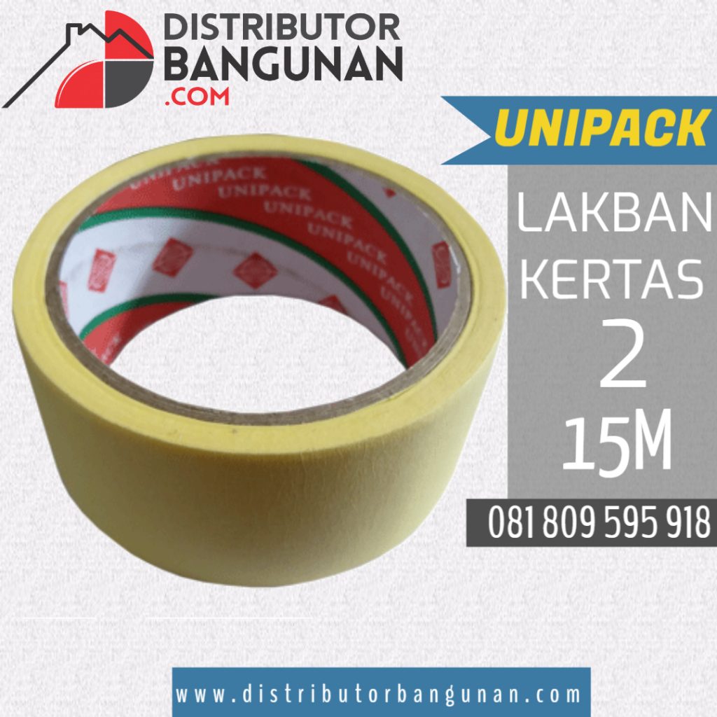 LAKBAN KERTAS 2 UNIPACK 15M
