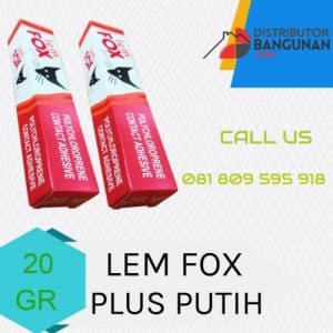 LEM FOX 20GR PULUS PUTIH