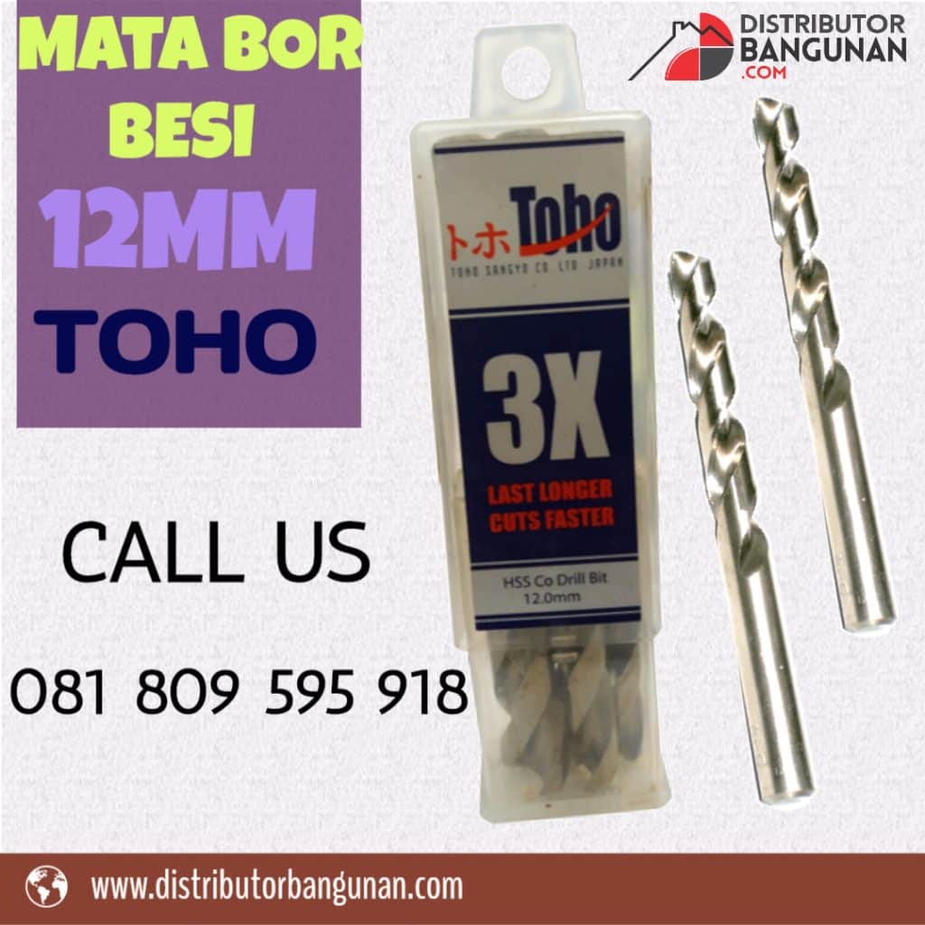 MATA BOR BESI TOHO 12MM