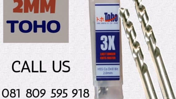 Mata Bor Besi 2mm “TOHO”