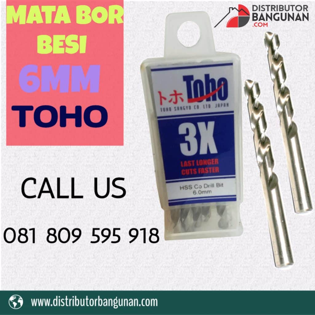 MATA BOR BESI TOHO 6MM