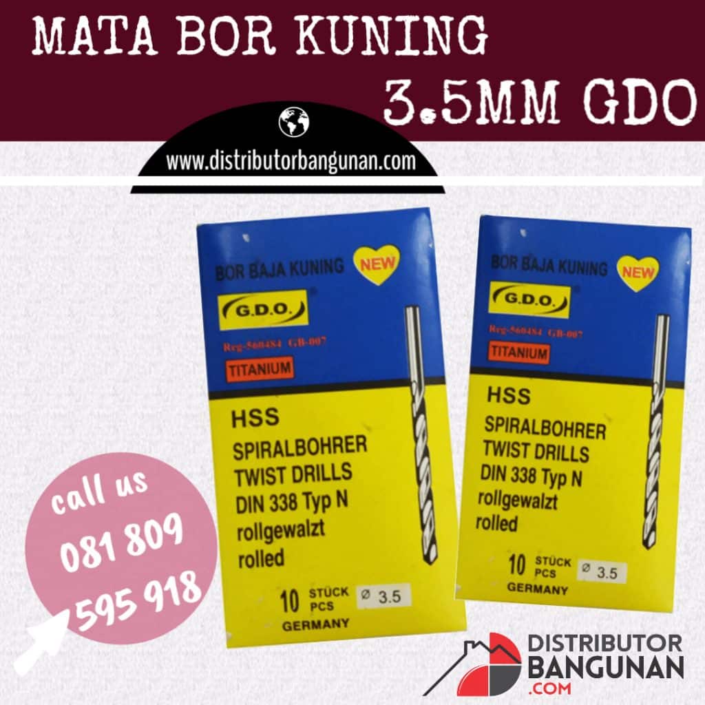 MATA BOR KUNING 3.5MM GDO