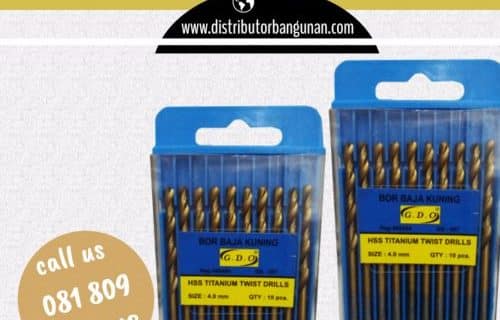 Mata Bor Kuning 4mm “GDO” (94)