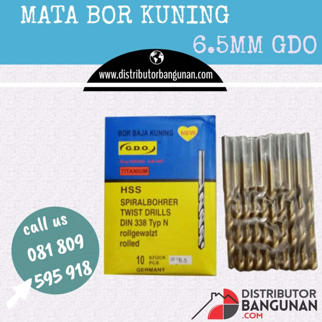 MATA BOR KUNING 6.5MM GDO