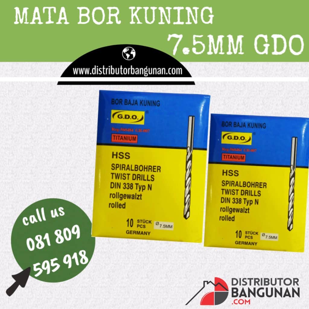 MATA BOR KUNING 7.5MM GDO