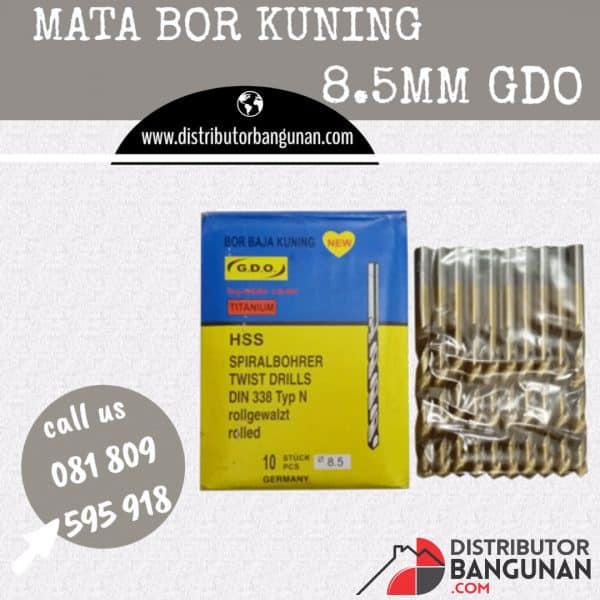 Mata Bor Kuning 8,5mm "GDO" (94)
