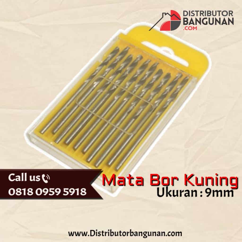 Mata Bor Kuning 9mm