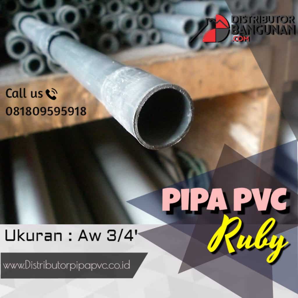 Pipa PVC AW 3per4 Abu Rubi