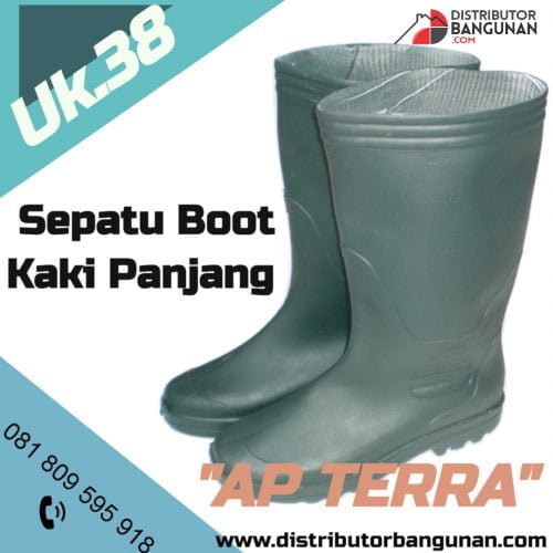 Sepatu Boot KK Pjg uk.38 Green “AP TERRA” e1523947040337
