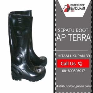 Sepatu Boot KK Pjg uk.39 Blck “AP TERRA”S