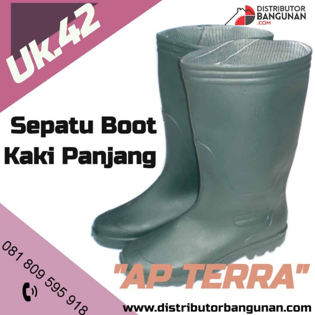 Sepatu Boot KK Pjg uk.42 Green “AP TERRA”