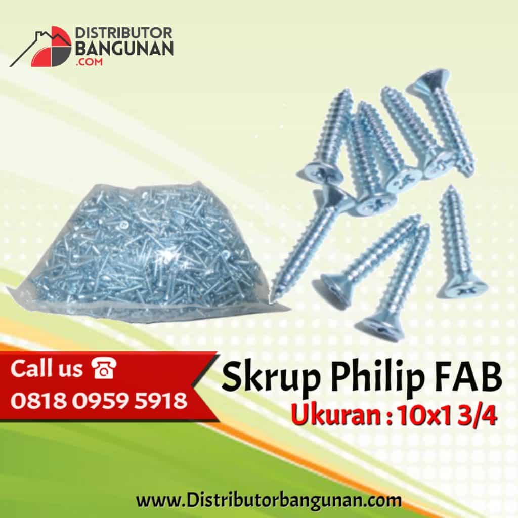 Skrup Philip FAB 10x1 3per4