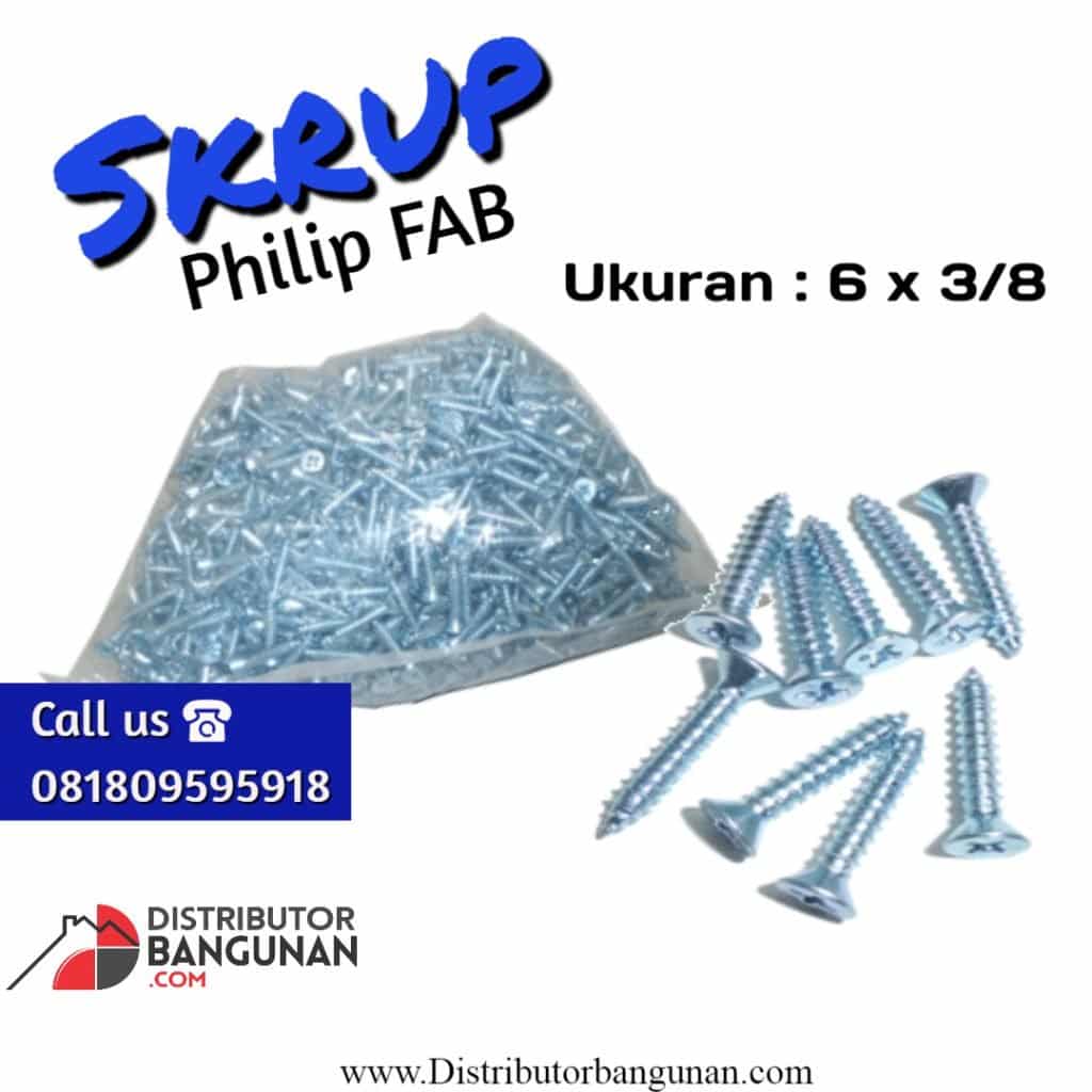 Skrup Philip FAB 6x 3per8