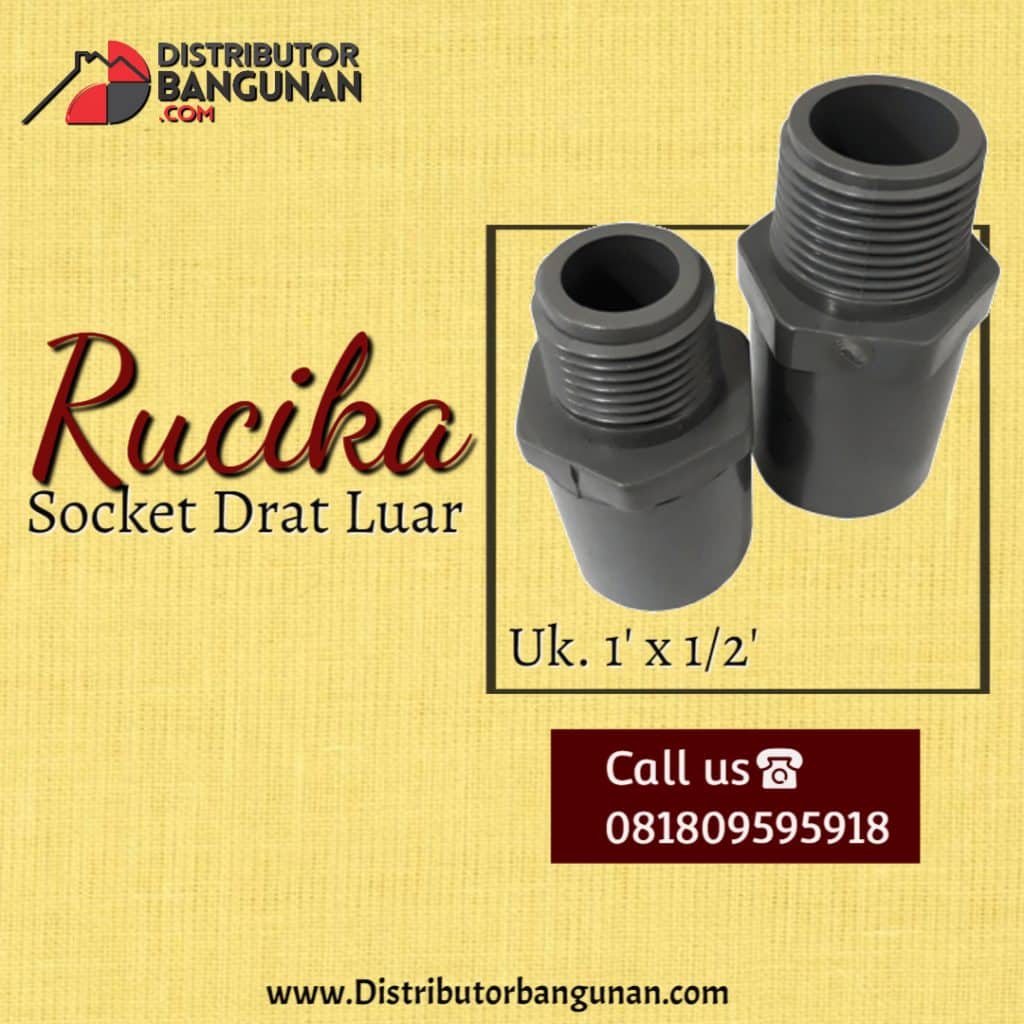 Socket drat Luar 1x1per2 Rucika