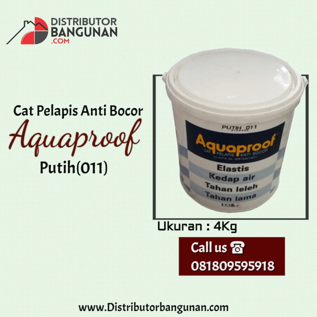 Aqua Proof 011 Putih 4Kg