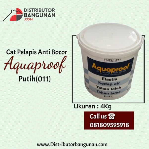 Aqua Proof 011 Putih 4 kg