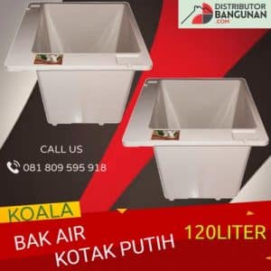 BAK AIR KOTAK PUTIH 120L KOALA