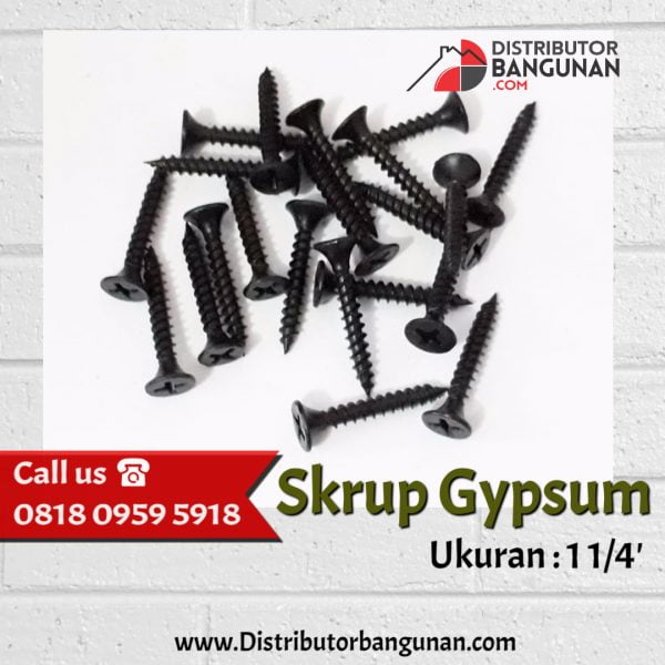 Skrup Gypsum 1 1/4' "TOPMAN" (110)