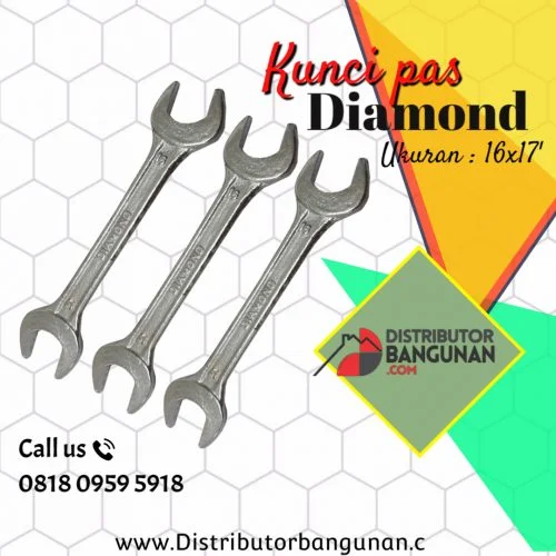 Kunci Pas 16X17 "DIAMOND"