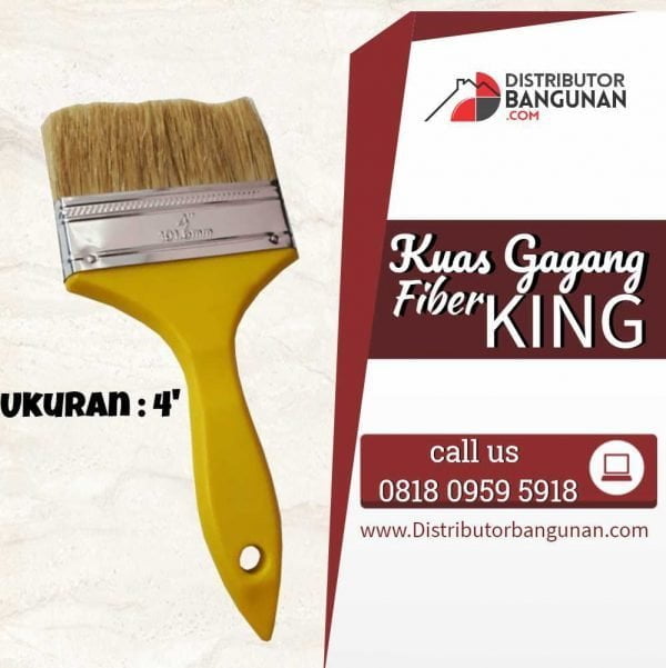 Kuas 4' Fiber Warna "KING" (83)