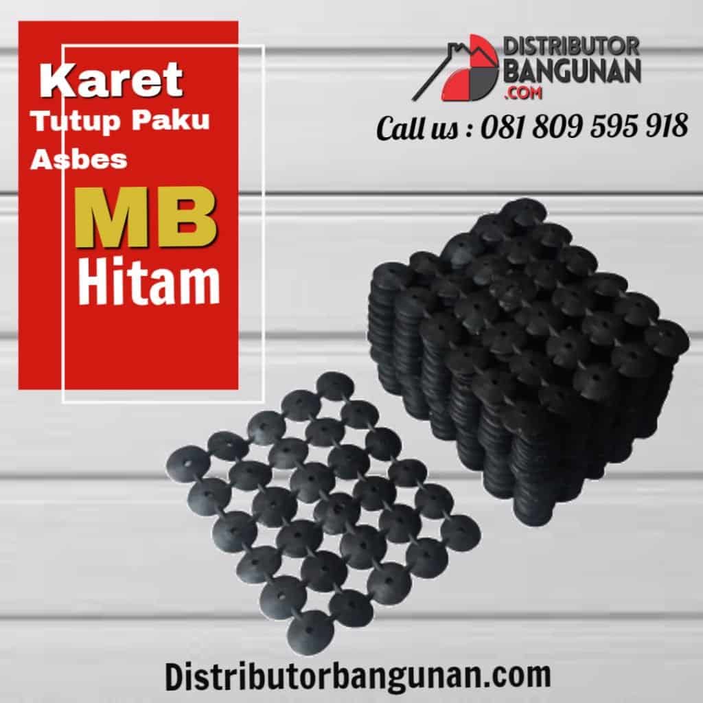 Karet Tutup paku asbes MB Hitam