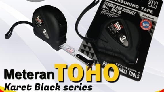 Meteran 3M Karet Black Series TOHO (148)