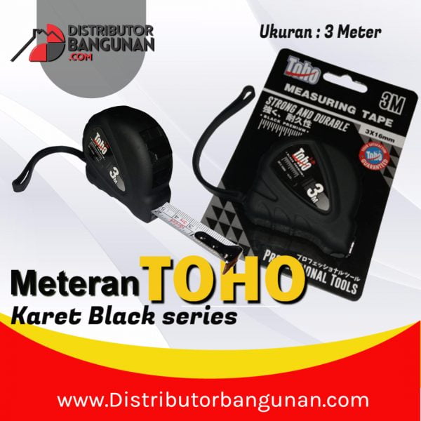 Meteran 3M Karet Black Series TOHO (148)