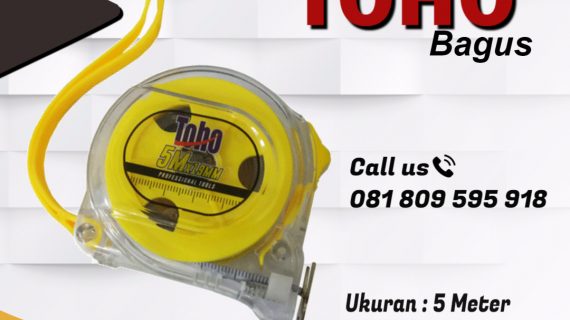 Meteran 5M Transparan “TOHO” Bagus