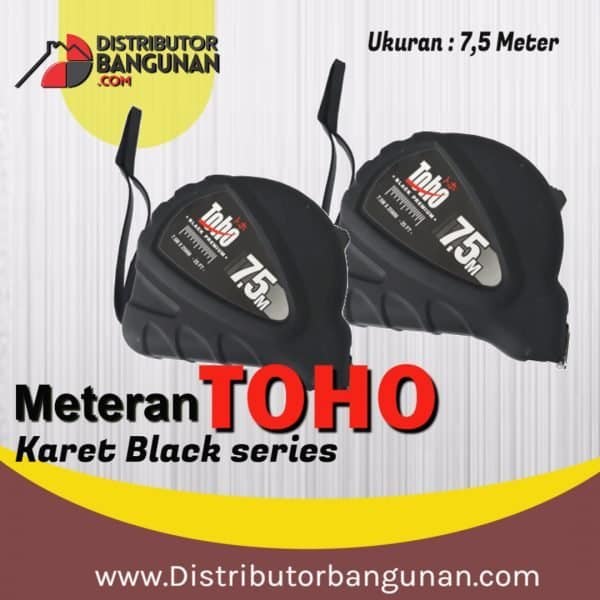 Meteran 7,5M Karet Black Series TOHO (148)