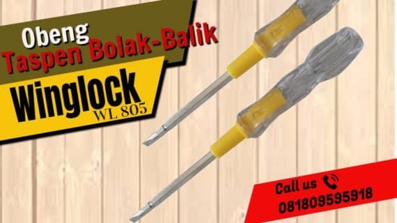 Obeng+Tespen bolak balik “WINGLOCK” WL-805 (189)