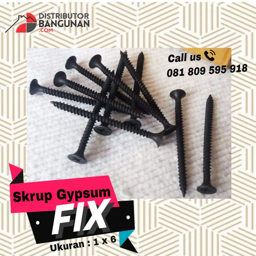Skrup Gypsum 1x6 FIX
