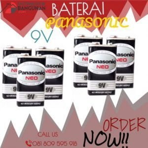 BATERAI PANASONIC 9V