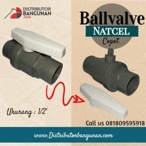 Ballvalve NATCEL Copot 1per2