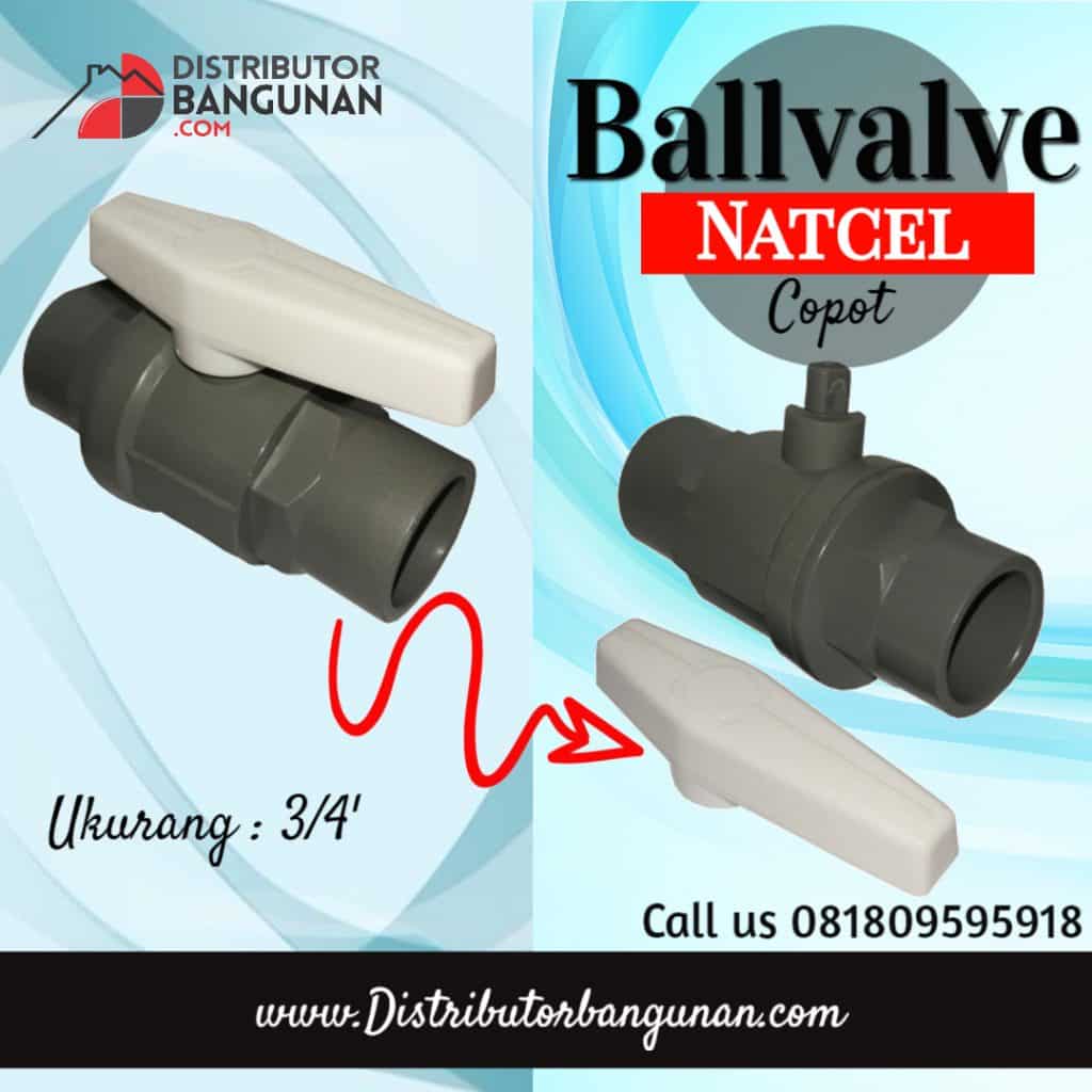 Ballvalve NATCEL Copot 3per4