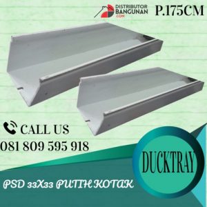 DUCKTRAY PSD 33X33 PUTIH KOTAK