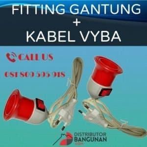 FITTING GANTUNG + KABEL VYBA
