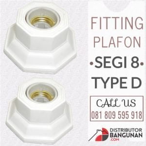 FITTING PLAFON SEGI 8 TYPE D
