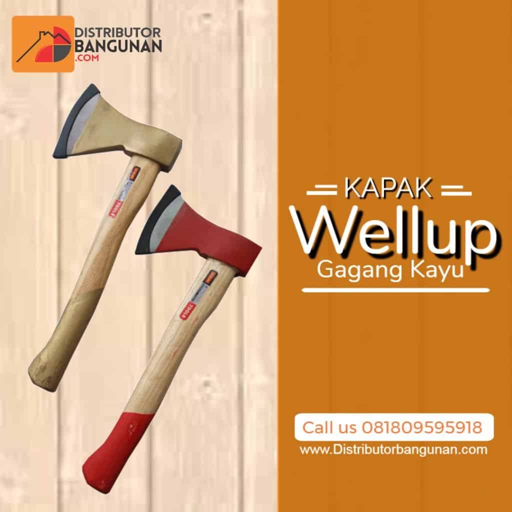 Kapak GG Kayu "WELLUP/MIAMI" 1 Kapak Gagang Kayu Wellup
